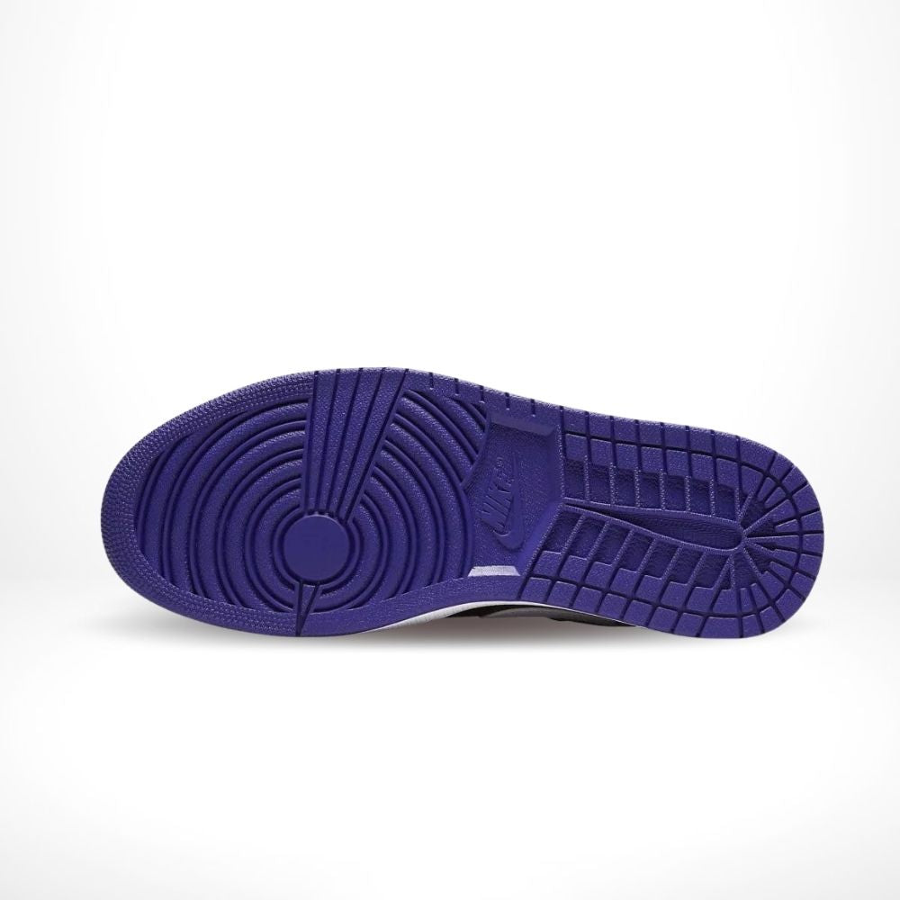 Air Jordan 1 Low Court in Purple Black - product image from the listing.