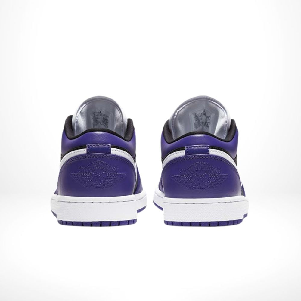 Air Jordan 1 Low Court in Purple Black - product image from the listing.
