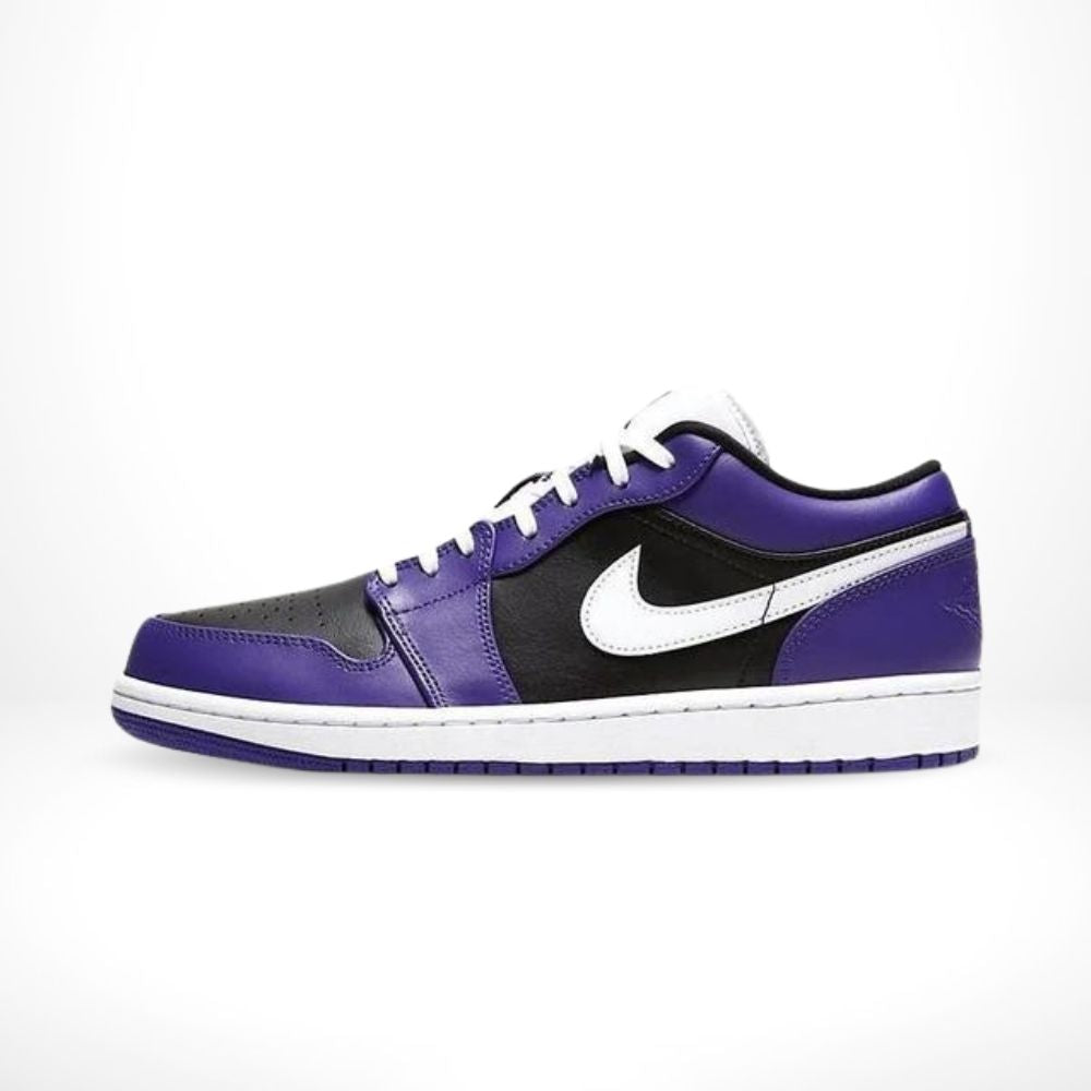 Air Jordan 1 Low Court in Purple Black - product image from the listing.