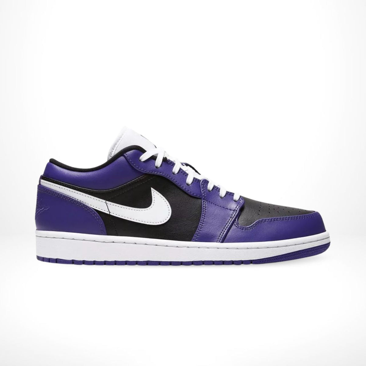 Air Jordan 1 Low Court in Purple Black - product image from the listing.