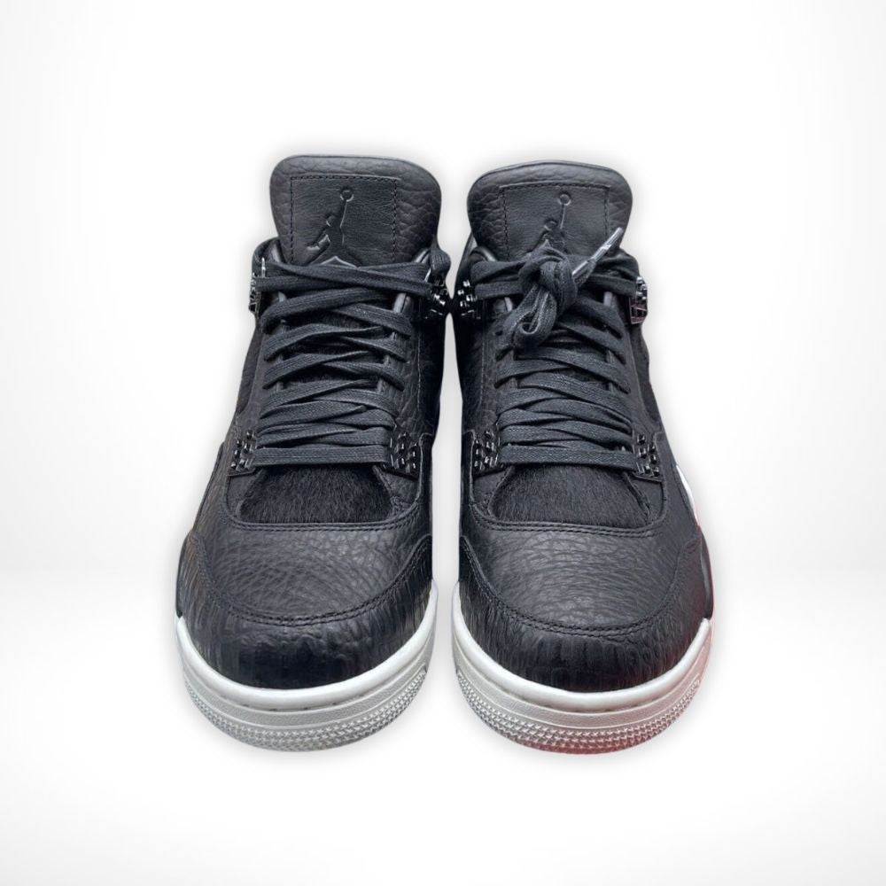 Air Jordan 4 Retro Pony Hair in Black Sail - product image from the listing.