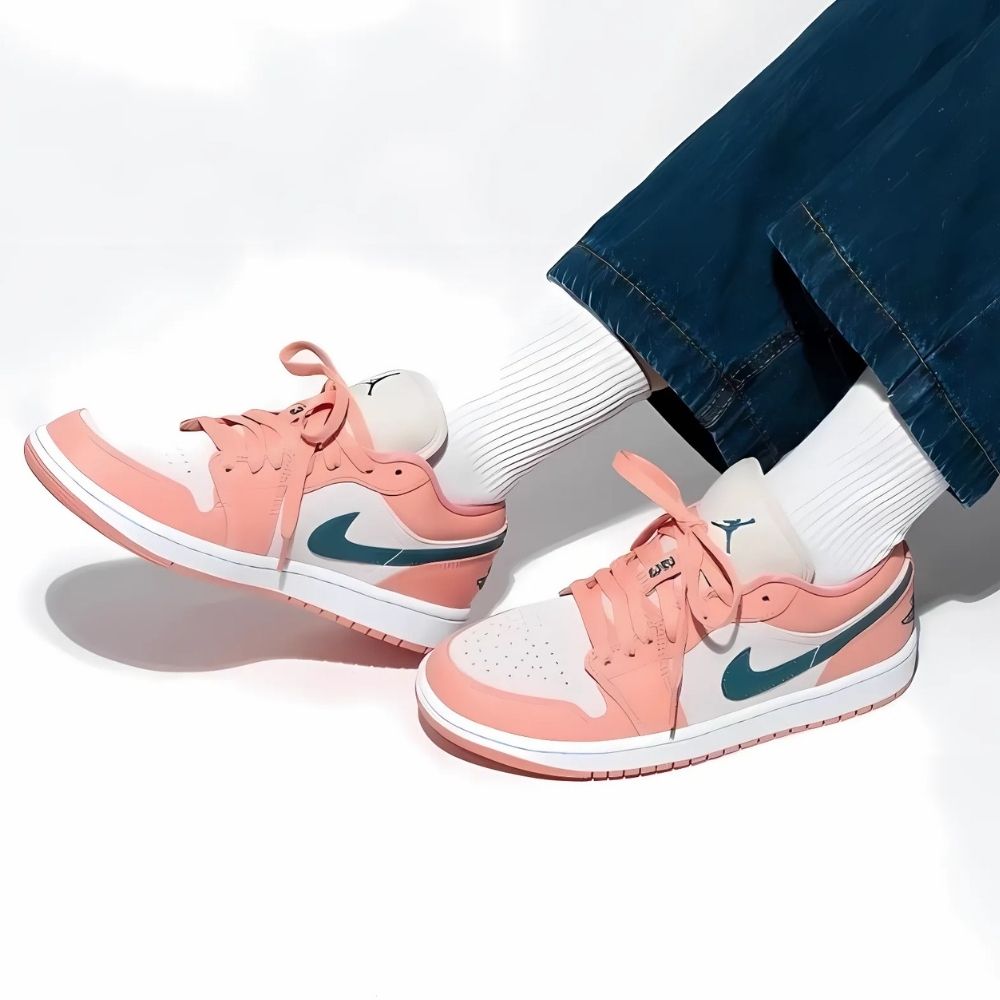 Air Jordan 1 Low Light Madder Root in Pink - product image from the listing.
