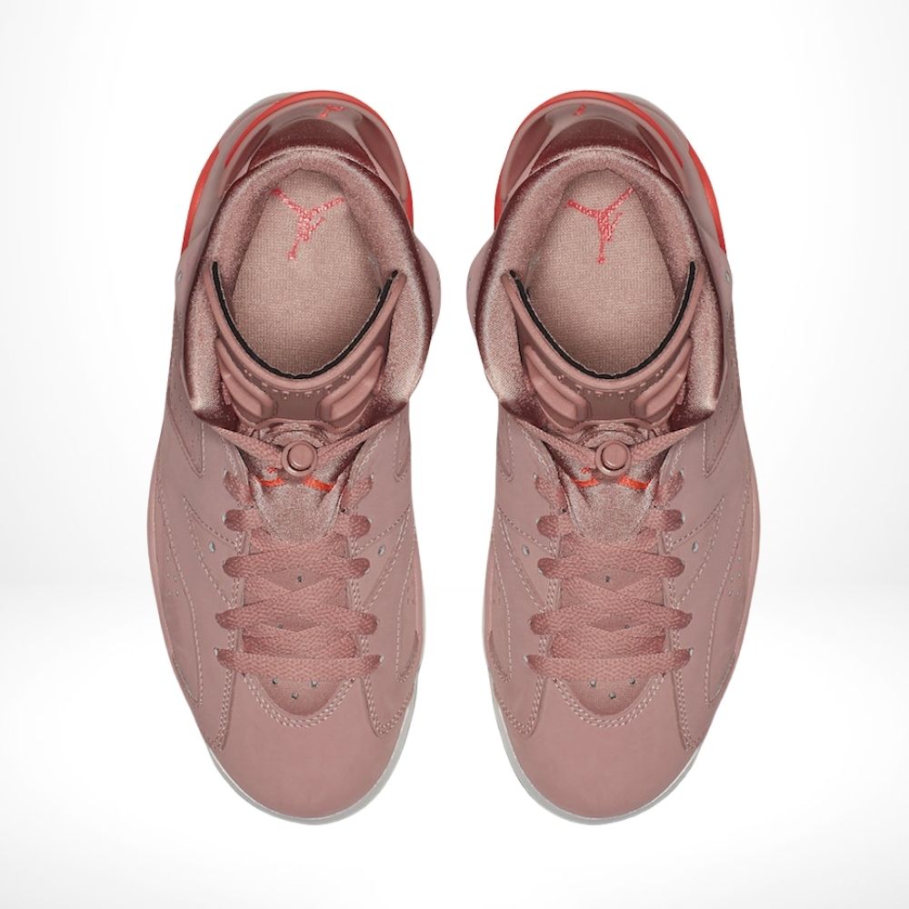 X Aleali May Rust Pink Bright Crimson - Air Jordan 6 Retro - product image from the listing.