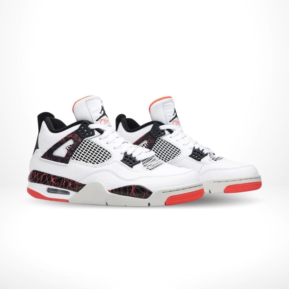 Air Jordan 4 Retro Flight Nostalgia in White Black - product image from the listing.