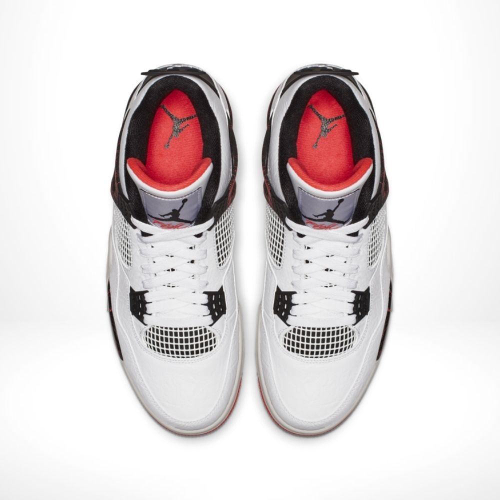 Air Jordan 4 Retro Flight Nostalgia in White Black - product image from the listing.