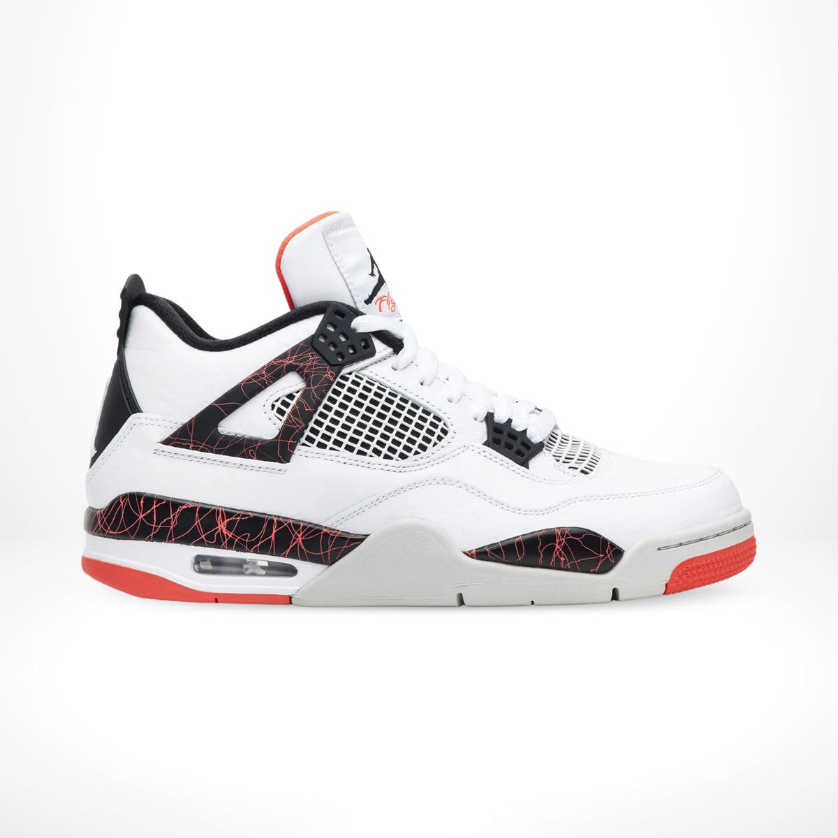 Air Jordan 4 Retro Flight Nostalgia in White Black - product image from the listing.