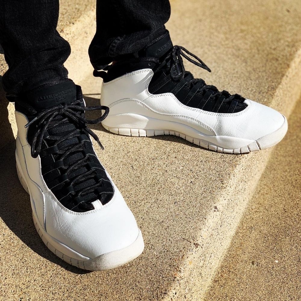 Air Jordan 10 I Am Back in Summit White Black - product image from the listing.