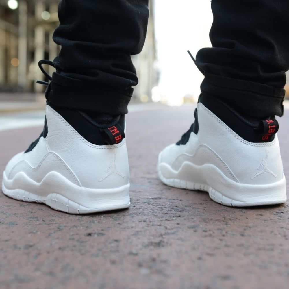 Air Jordan 10 I Am Back in Summit White Black - product image from the listing.