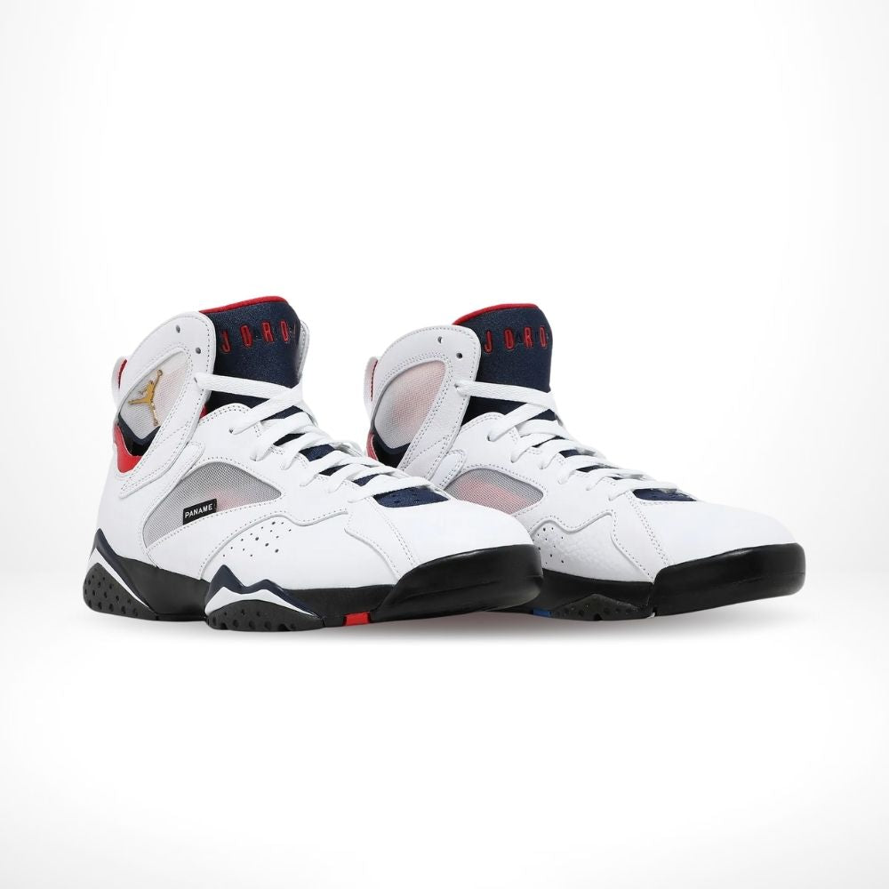 Air Jordan 7 Retro Paris Saint-Germain White College in Navy - product image from the listing.