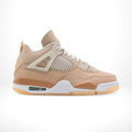 Air Jordan 4 Retro Shimmer in Metallic Silver Orange - product image from the listing.