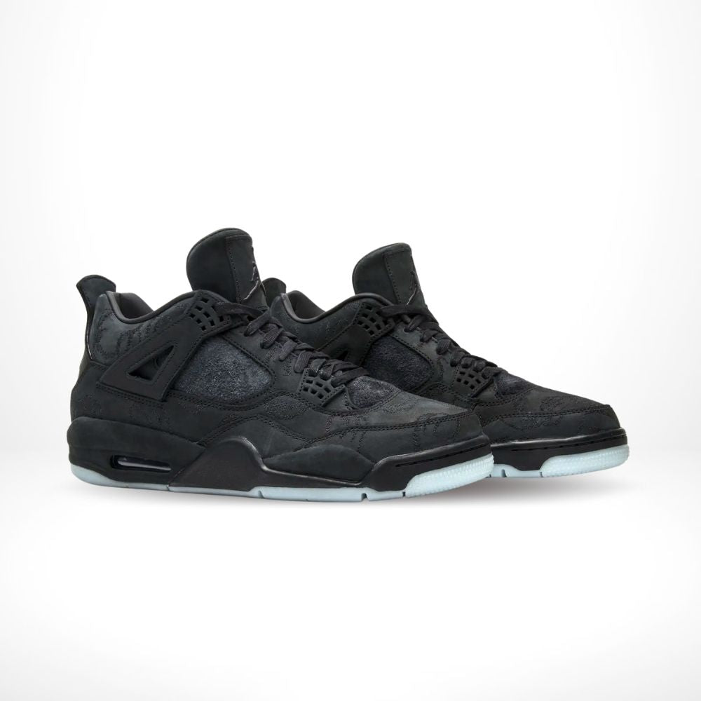 Air Jordan 4 Retro X Kaws in Black - product image from the listing.