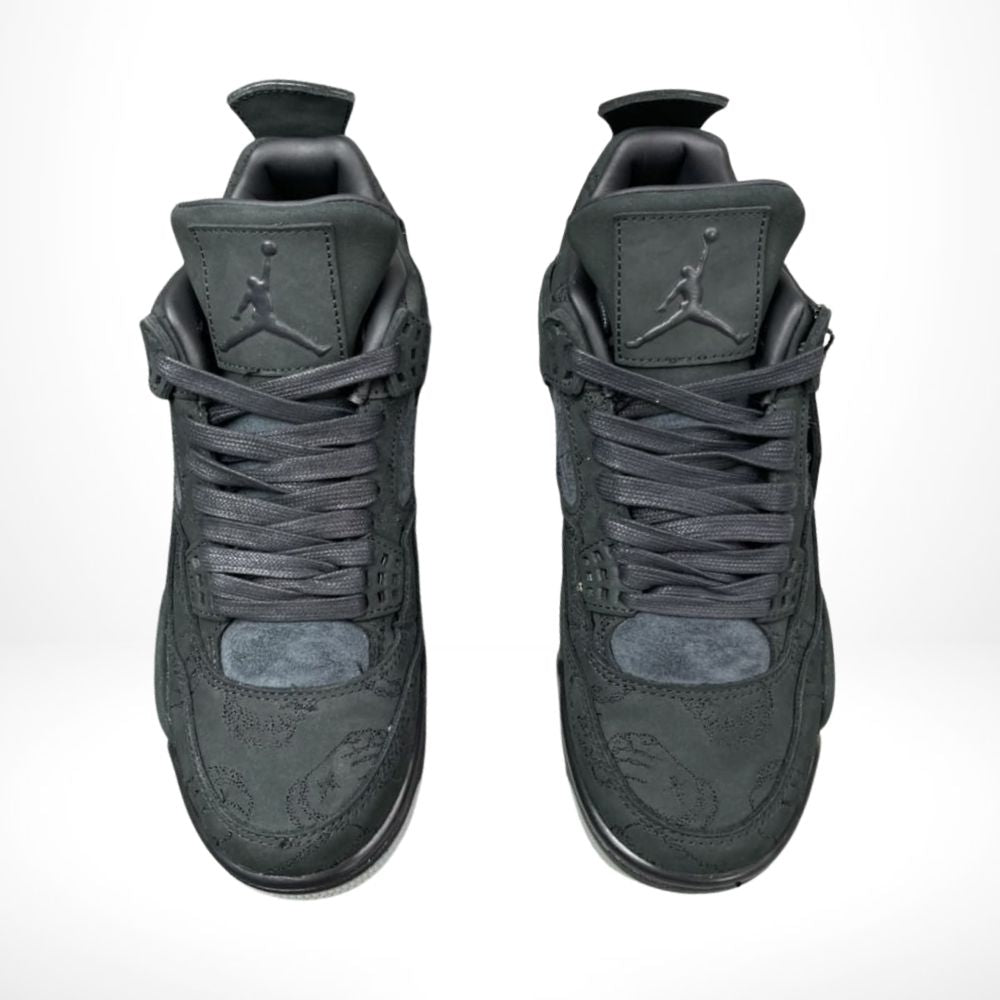 Air Jordan 4 Retro X Kaws in Black - product image from the listing.