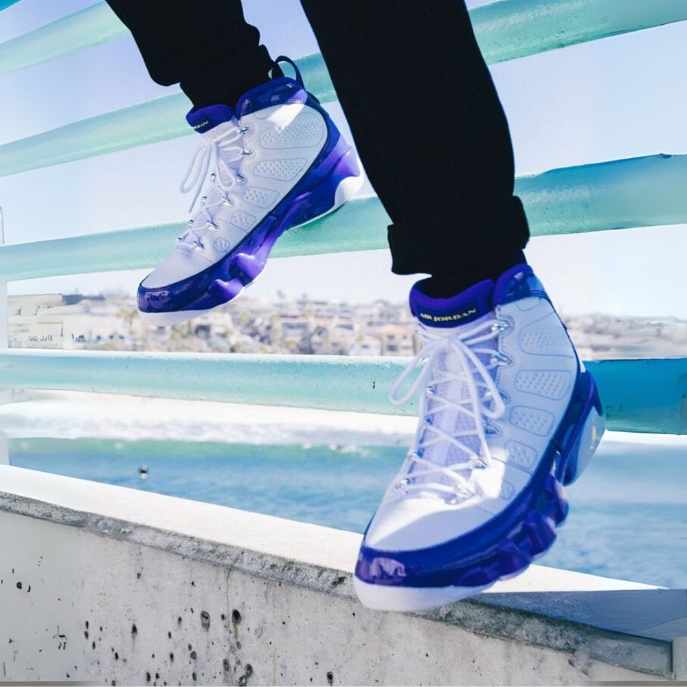 Kobe Bryant White Concord PE - Air Jordan 9 Retro - product image from the listing.