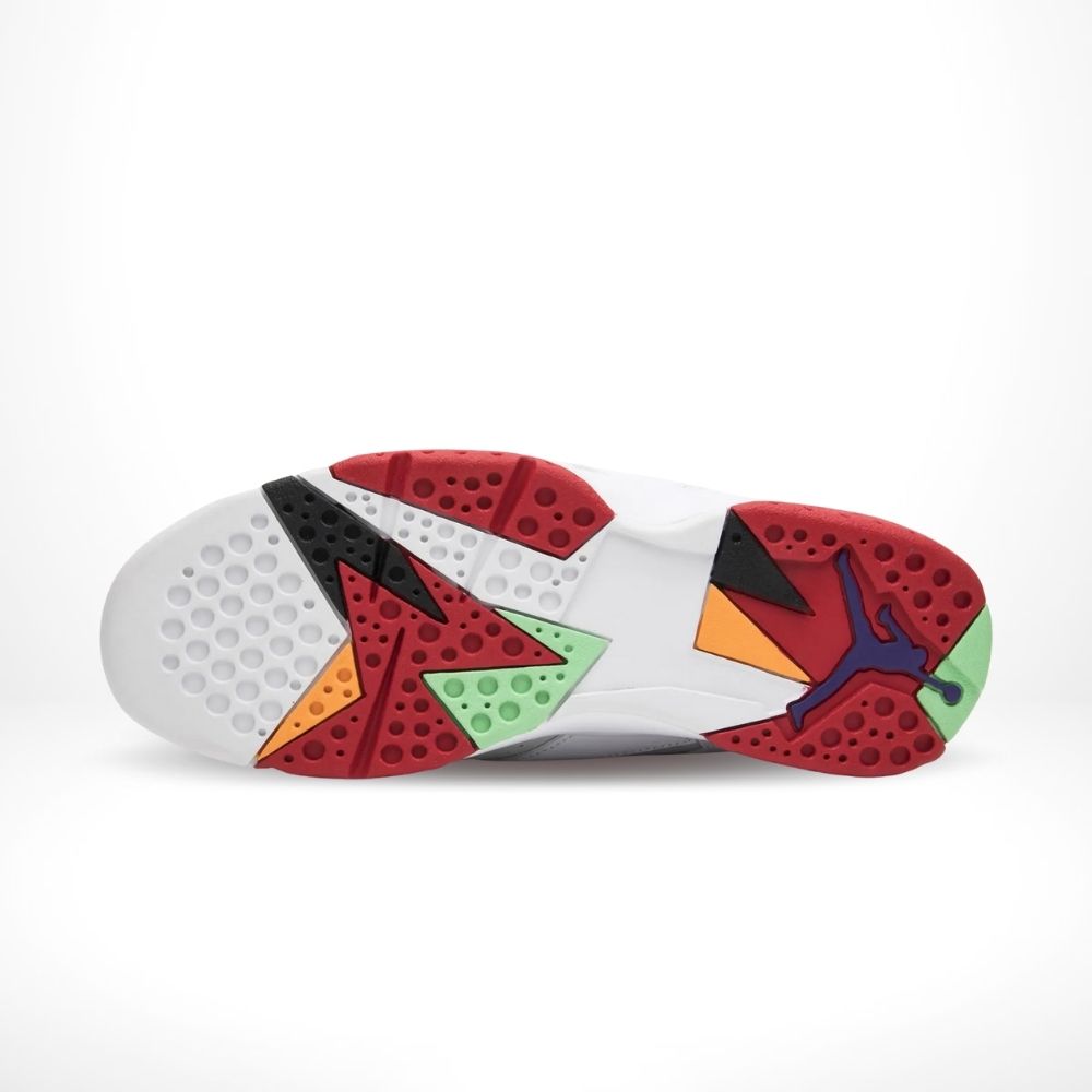 Air Jordan 7 Retro Hare White True in Red - product image from the listing.
