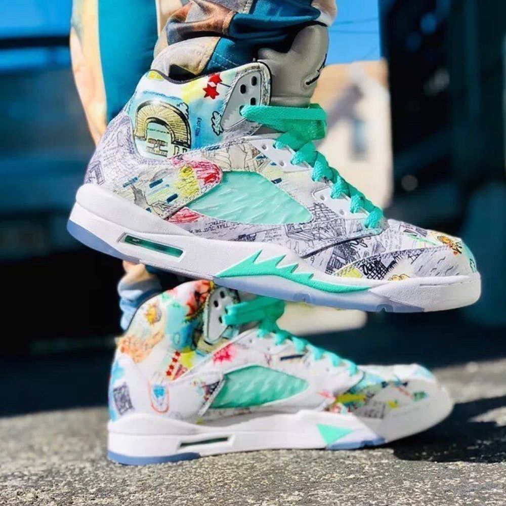 Air Jordan 5 Retro Wings in Multicolor - product image from the listing.