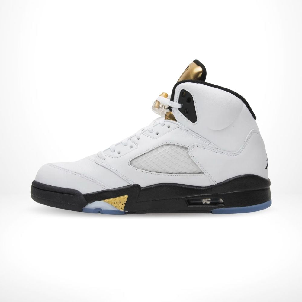 Olympic White Gold - Air Jordan 5 Retro 2016 - product image from the listing.
