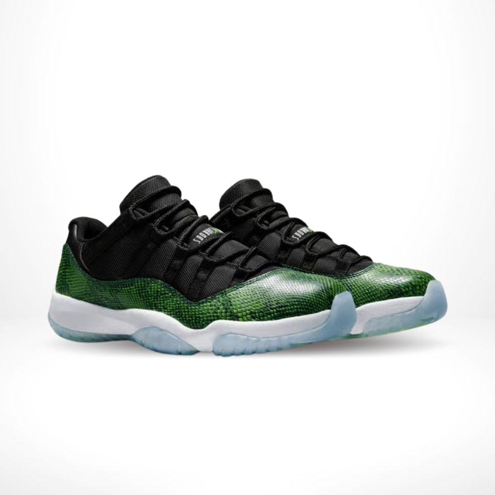 Green Snakeskin - Air Jordan 11 Retro Low - product image from the listing.
