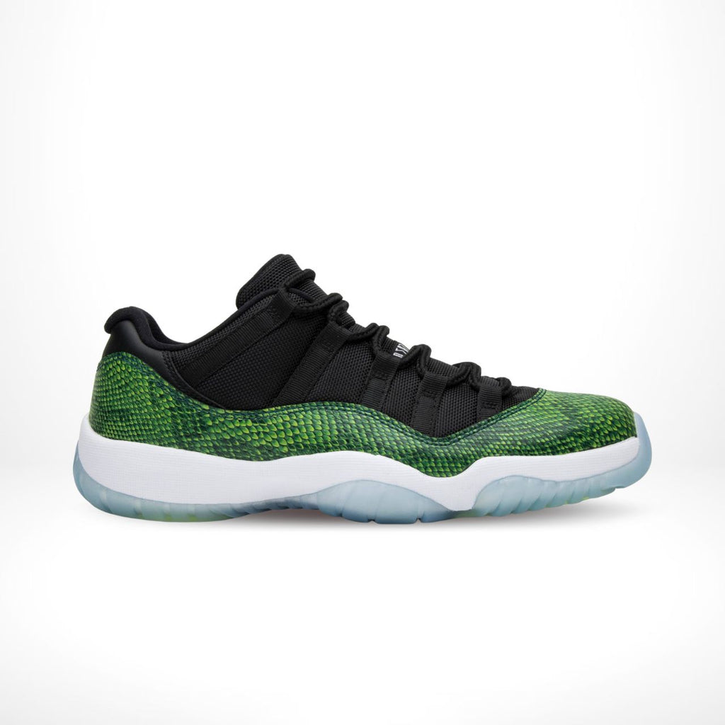 Green Snakeskin - Air Jordan 11 Retro Low - product image from the listing.