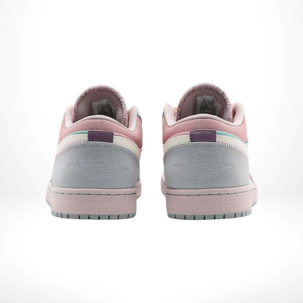 Air Jordan 1 Low Easter in Pastel Teal Pink Purple - product image from the listing.