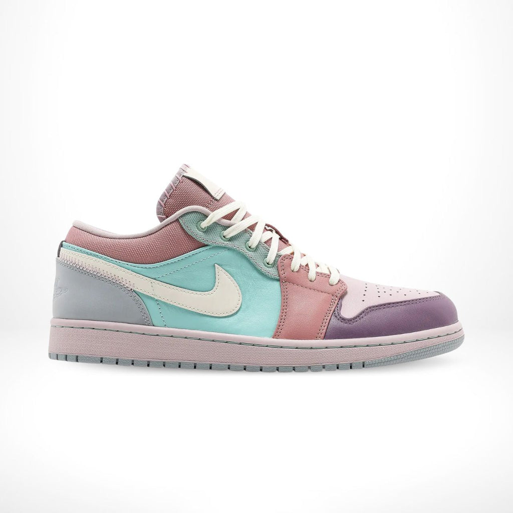 Air Jordan 1 Low Easter in Pastel Teal Pink Purple - product image from the listing.