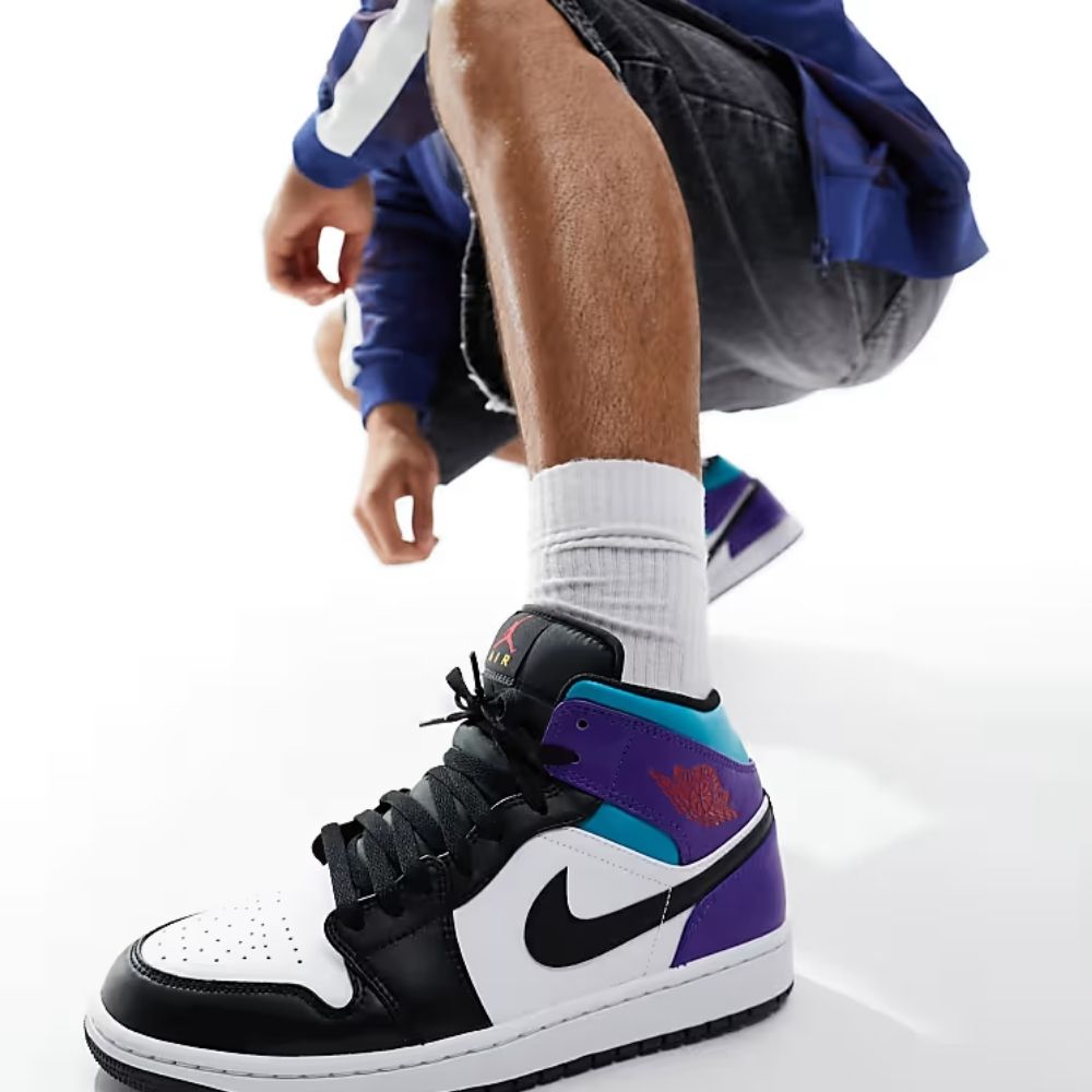 Court Purple Tropical Twist - Air Jordan 1 Mid - product image from the listing.