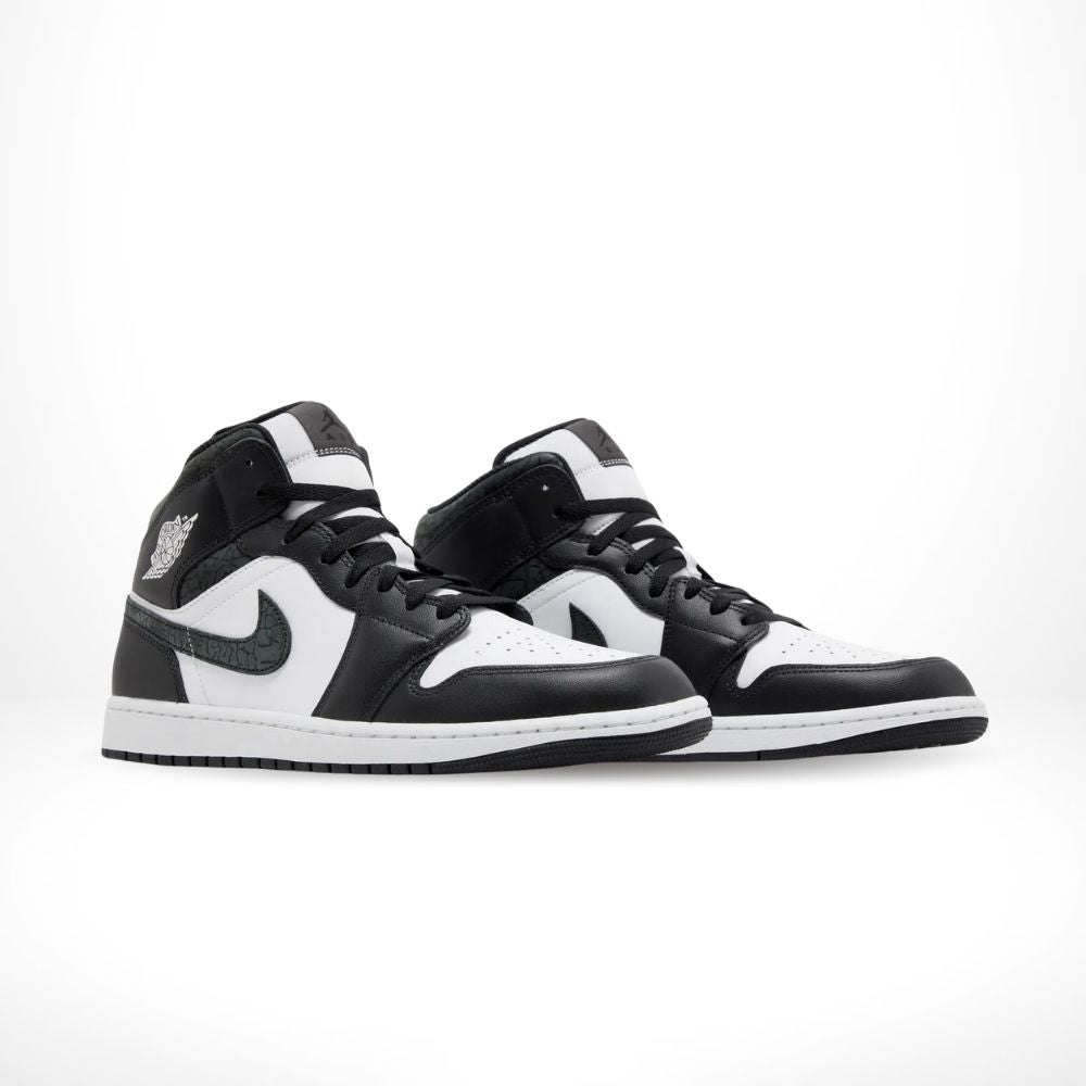 Panda Elephant Black White SE - Air Jordan 1 Mid - product image from the listing.