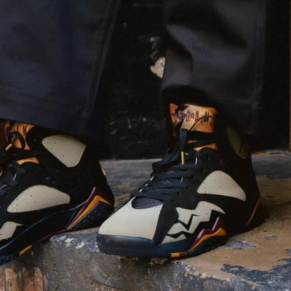 Air Jordan 7 Retro in Black Olive - product image from the listing.