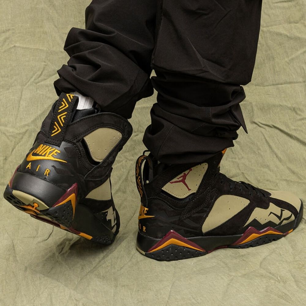 Air Jordan 7 Retro in Black Olive - product image from the listing.