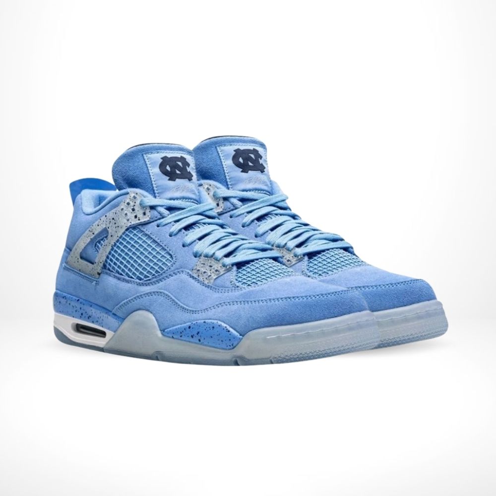 UNC University Blue PE - Air Jordan 4 Retro Low - product image from the listing.