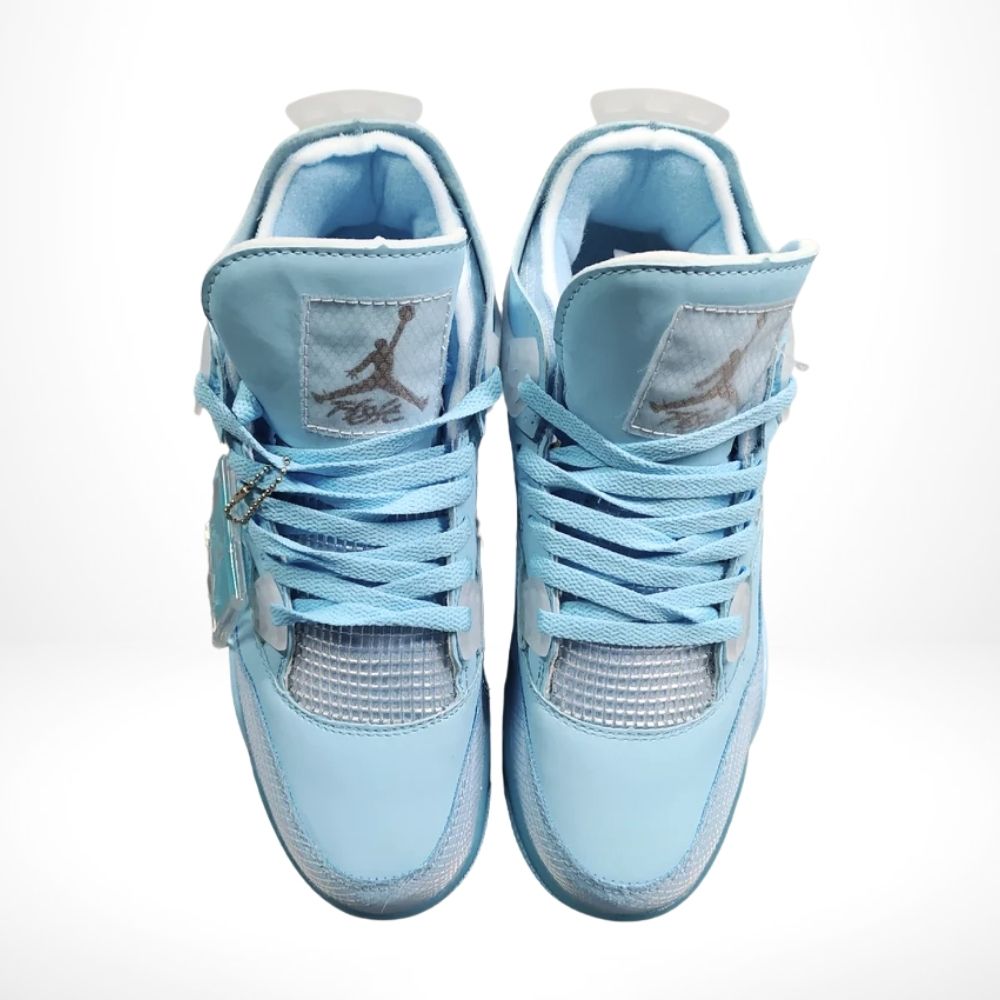Air Jordan 4 X in Off White Ice Blue - product image from the listing.