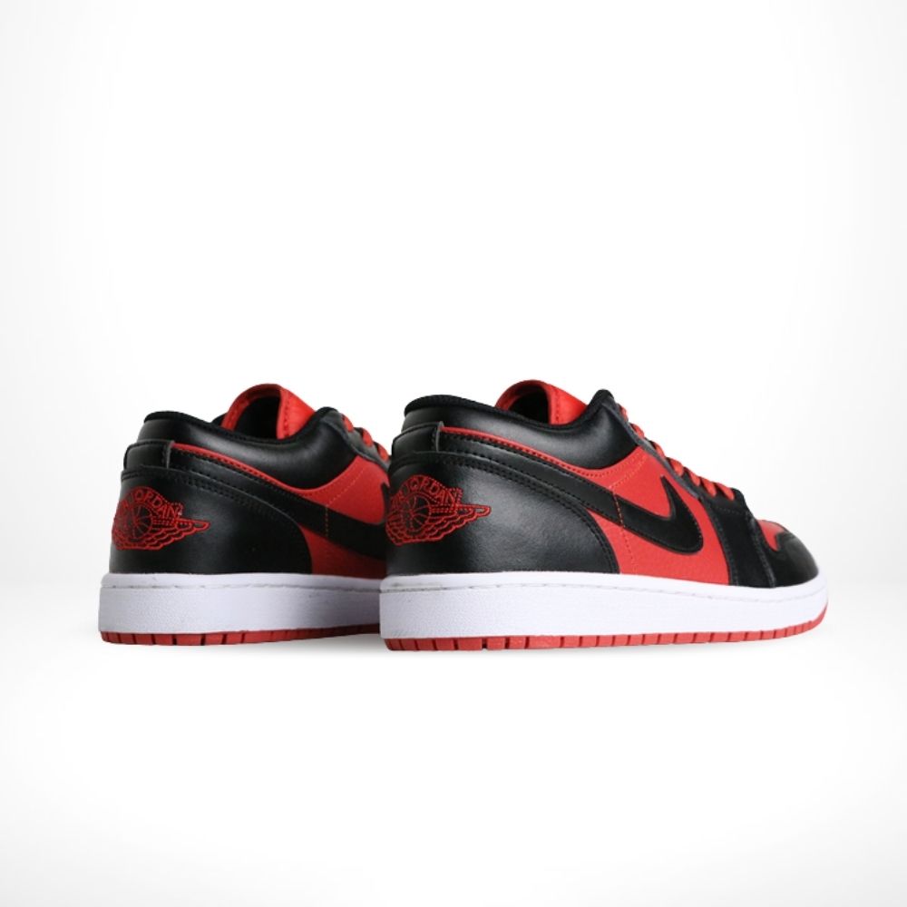 Air Jordan 1 Low Black Gym in Red - product image from the listing.