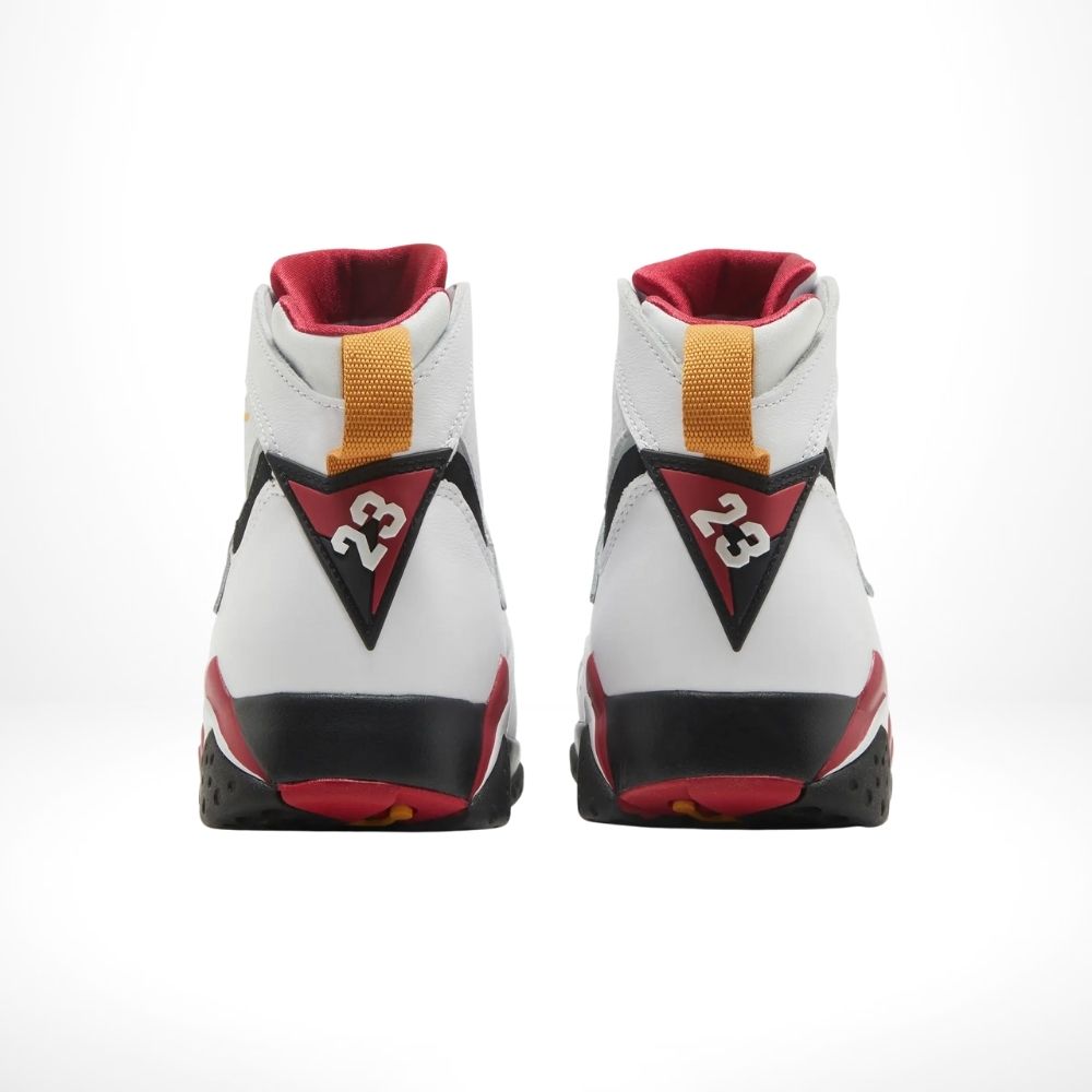 Air Jordan 7 Retro Cardinal White Cardinal in Red - product image from the listing.