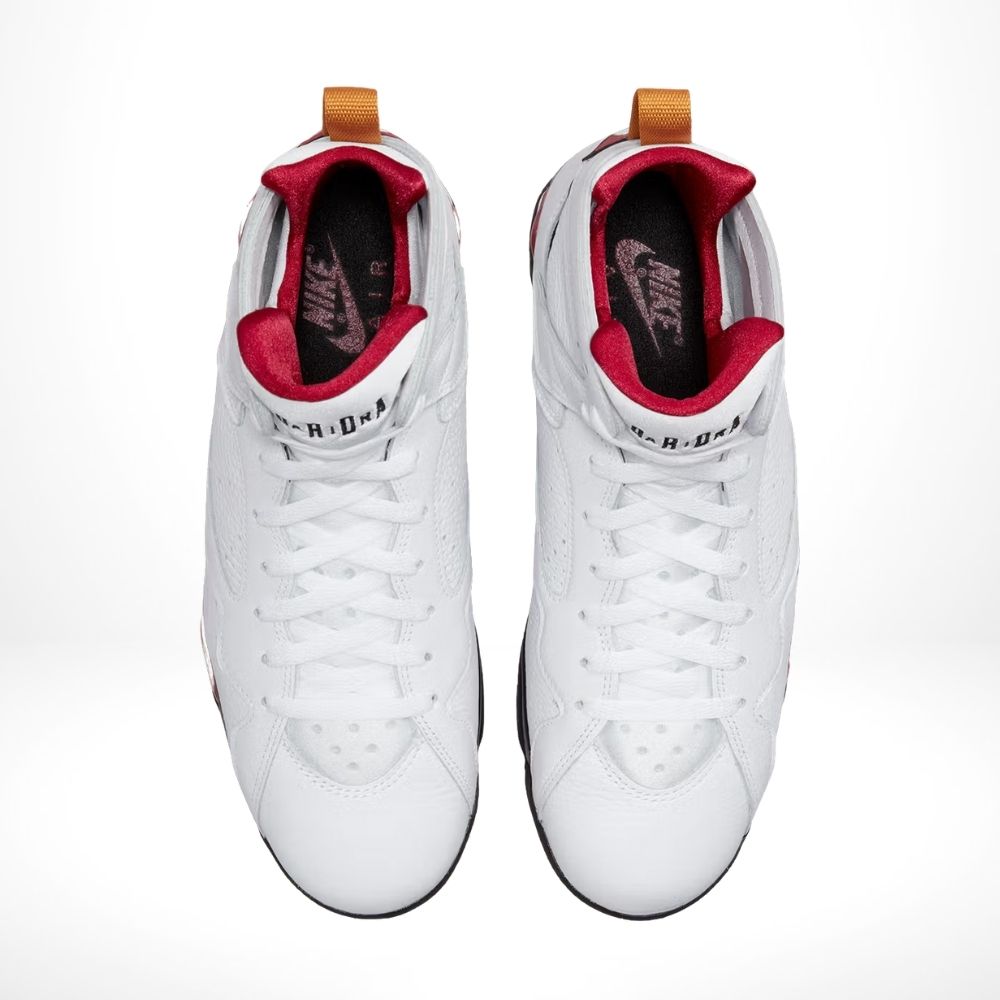 Air Jordan 7 Retro Cardinal White Cardinal in Red - product image from the listing.