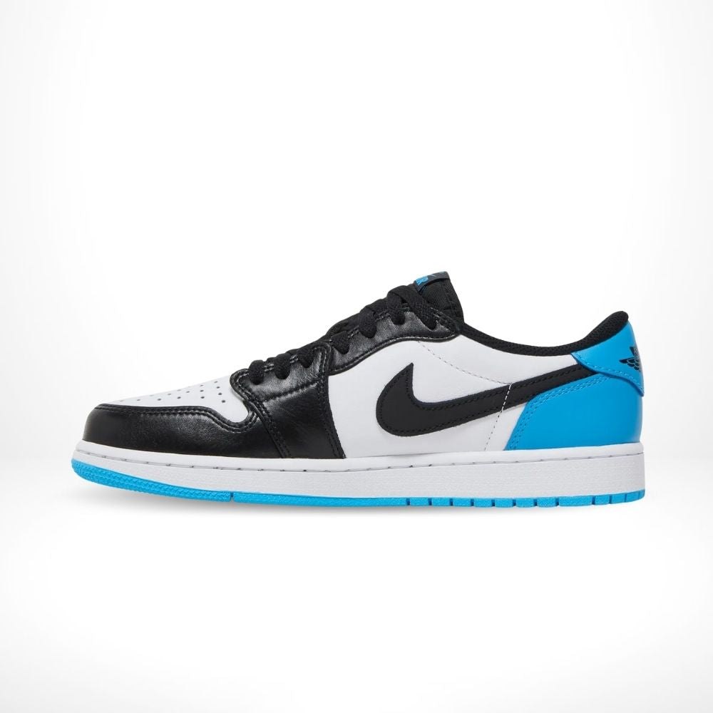 Air Jordan 1 Retro Low OG UNC Black Power in Blue - product image from the listing.