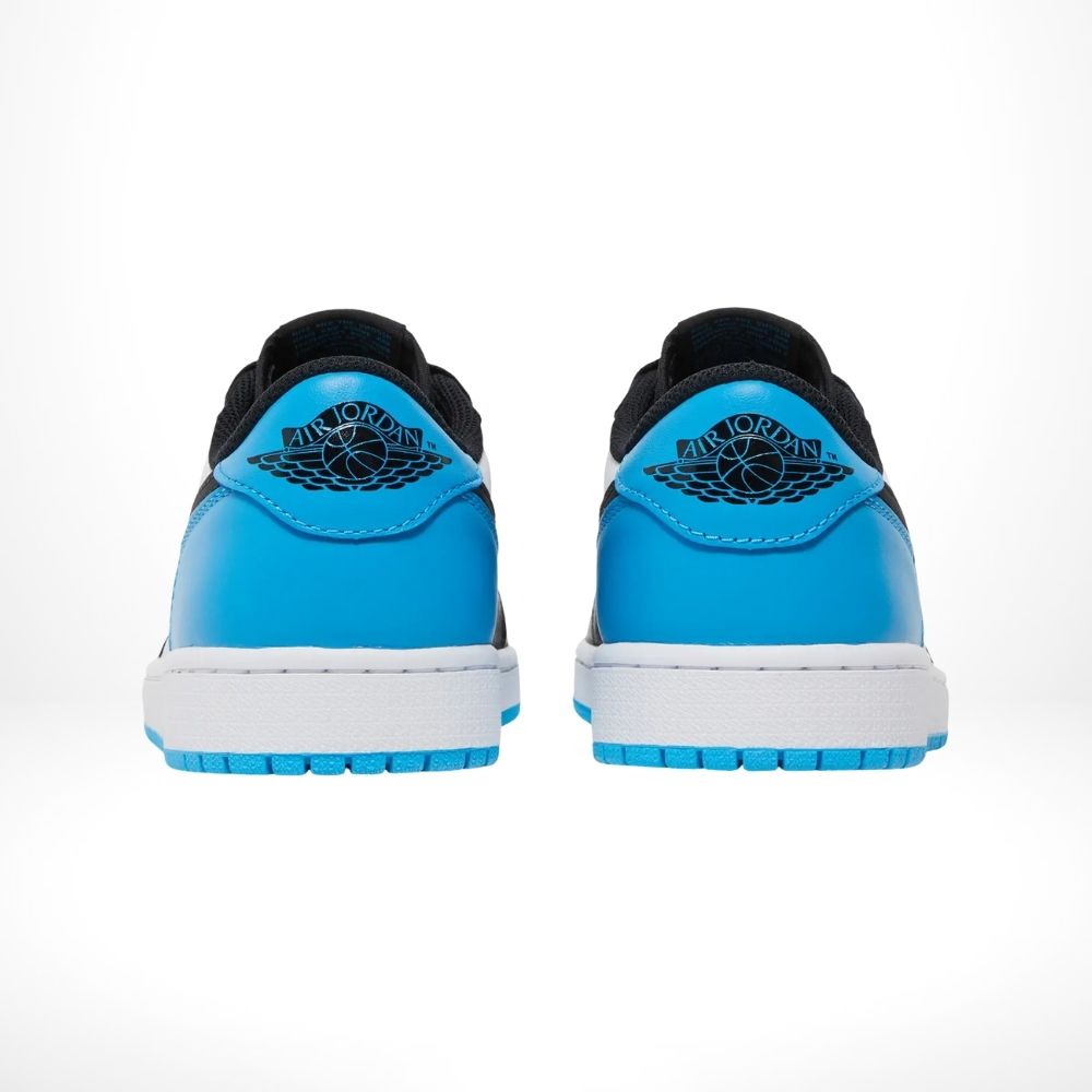 Air Jordan 1 Retro Low OG UNC Black Power in Blue - product image from the listing.