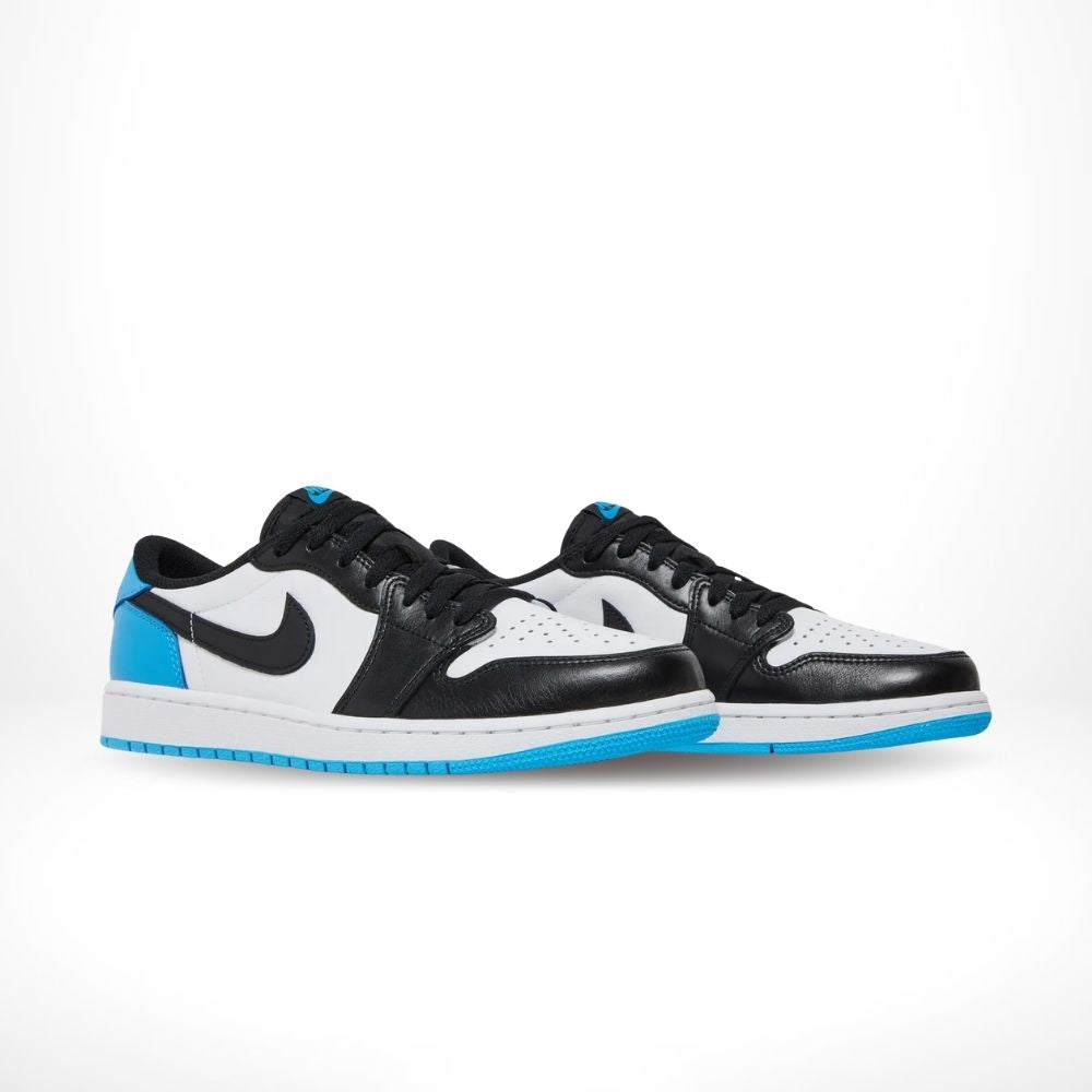 Air Jordan 1 Retro Low OG UNC Black Power in Blue - product image from the listing.