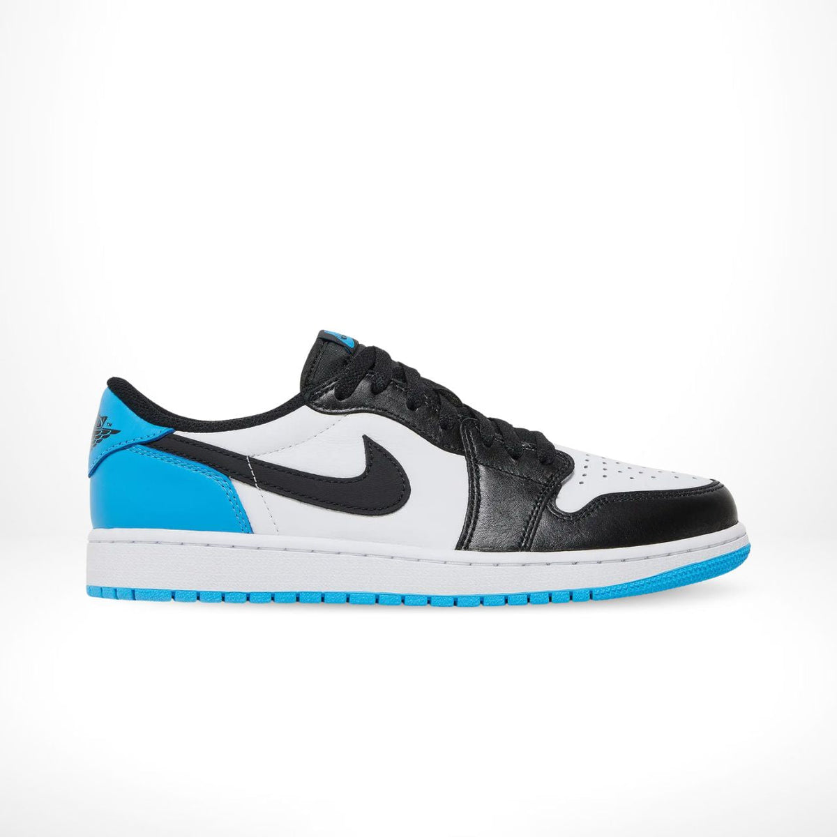 Air Jordan 1 Retro Low OG UNC Black Power in Blue - product image from the listing.