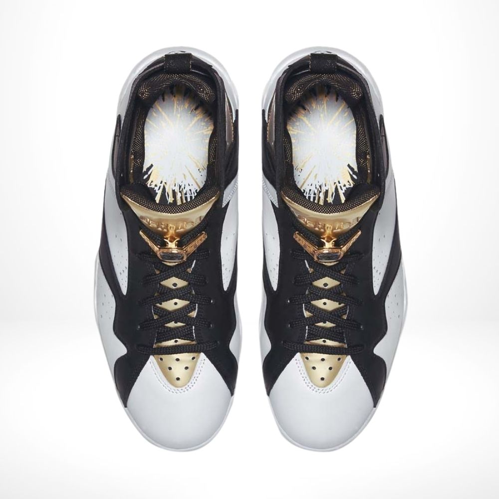 Air Jordan 7 Retro Champagne in White Gold - product image from the listing.