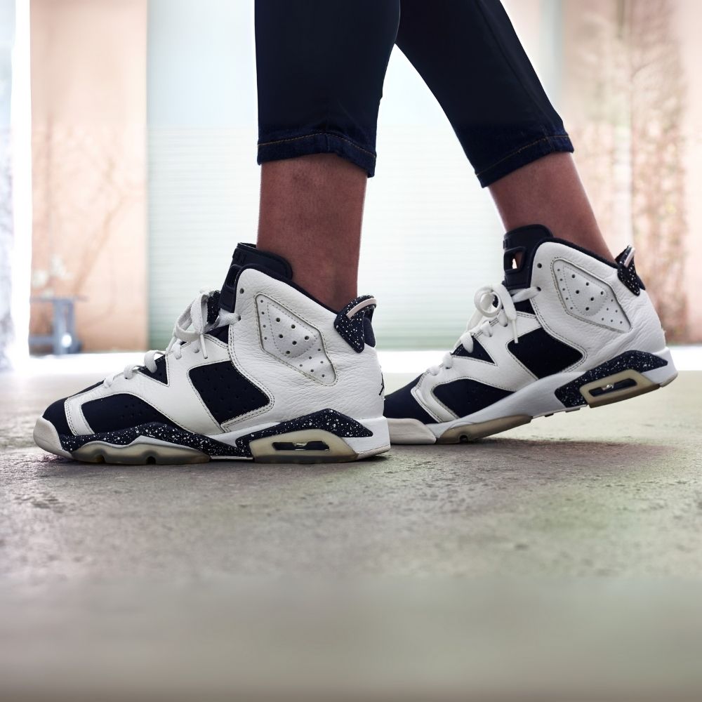 Air Jordan 6 Retro Oreo in Black White - product image from the listing.