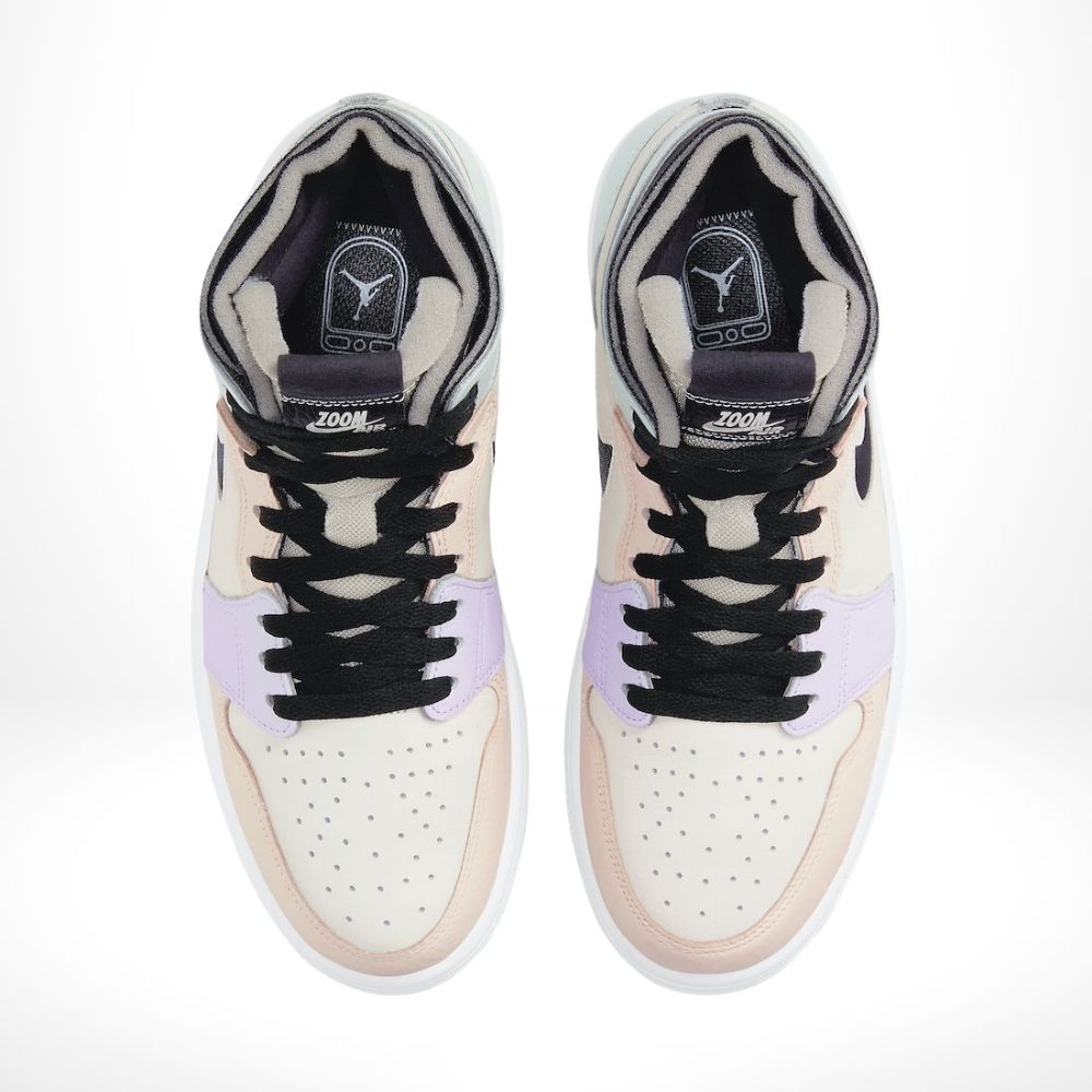 Air Jordan 1 High Zoom Comfort Easter in Pale Ivory Violet - product image from the listing.