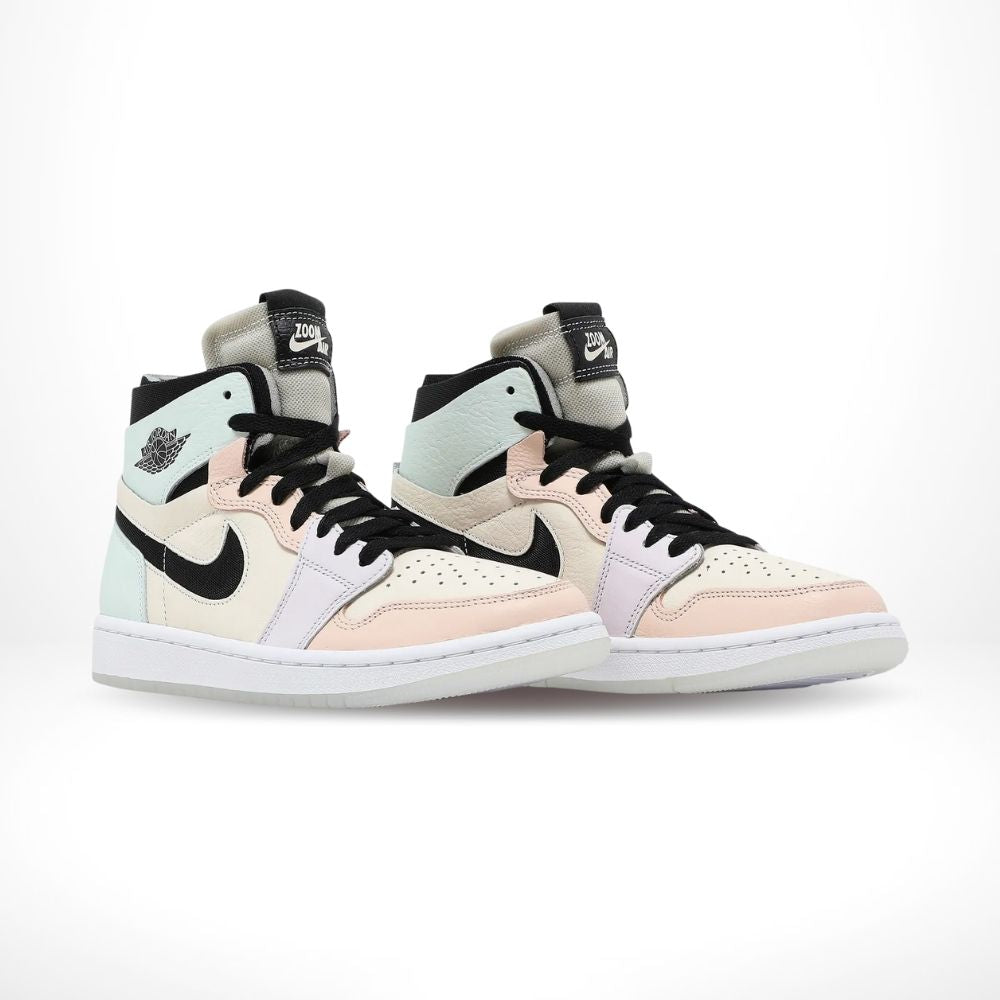 Air Jordan 1 High Zoom Comfort Easter in Pale Ivory Violet - product image from the listing.