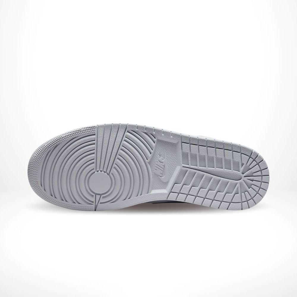 White Khaki Blue Void - Air Jordan 1 Mid - product image from the listing.