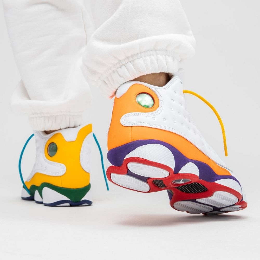 Air Jordan 13 Retro Playground in White - product image from the listing.