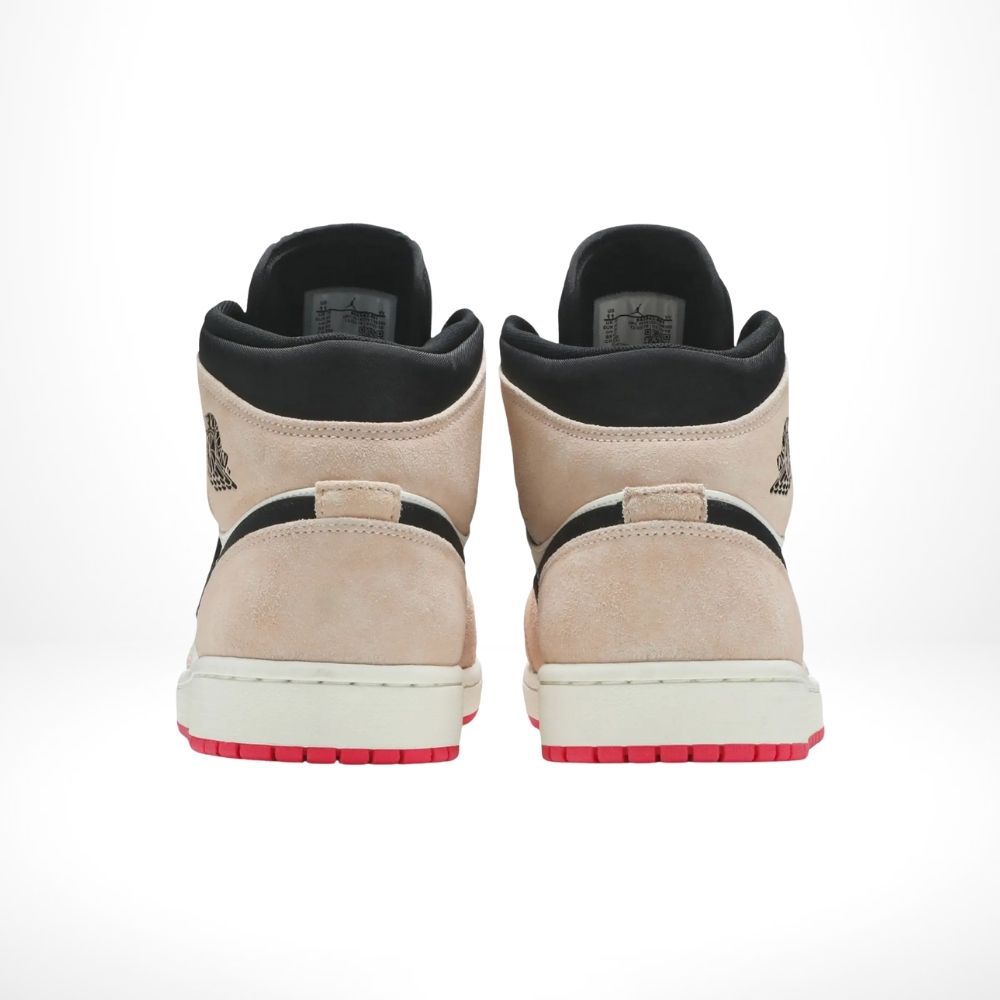 Air Jordan 1 Mid Crimson Tint in Hyper Pink - product image from the listing.