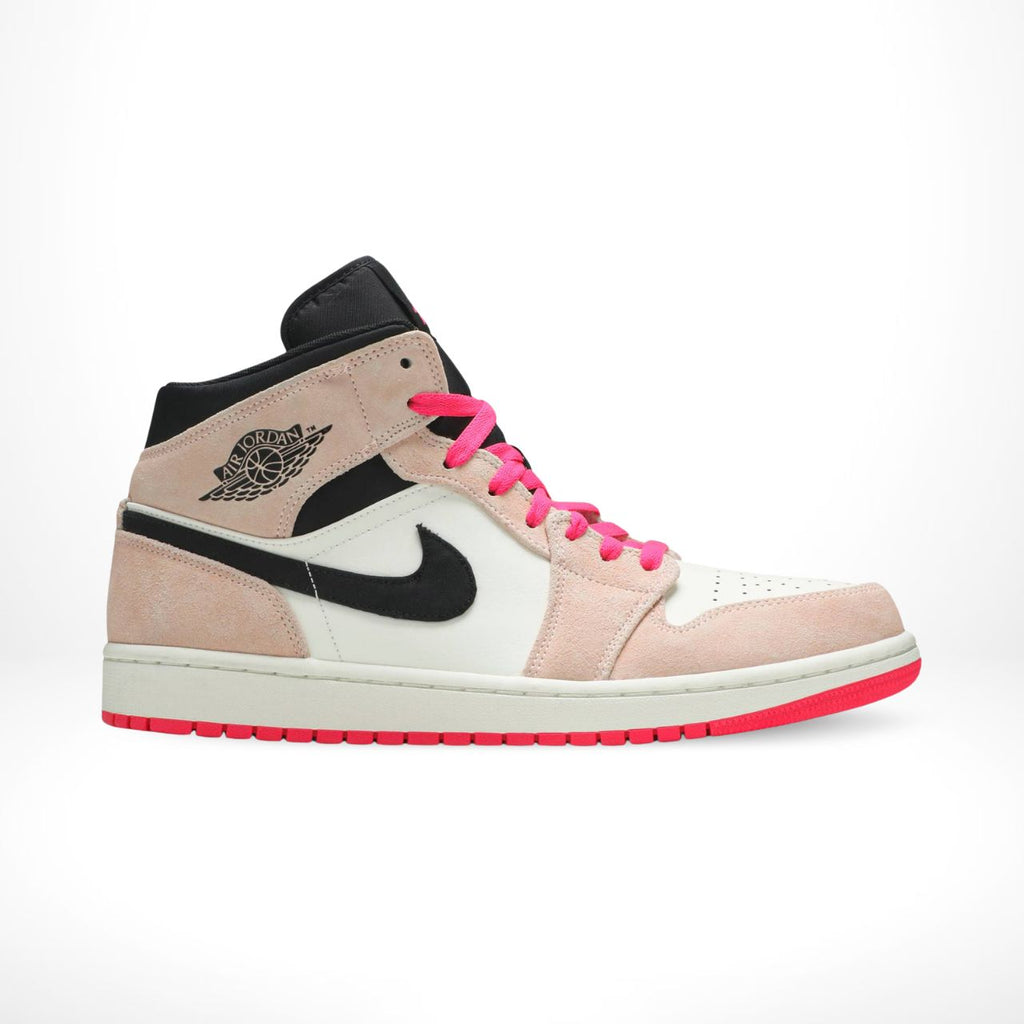 Air Jordan 1 Mid Crimson Tint in Hyper Pink - product image from the listing.