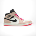 Air Jordan 1 Mid Crimson Tint in Hyper Pink - product image from the listing.