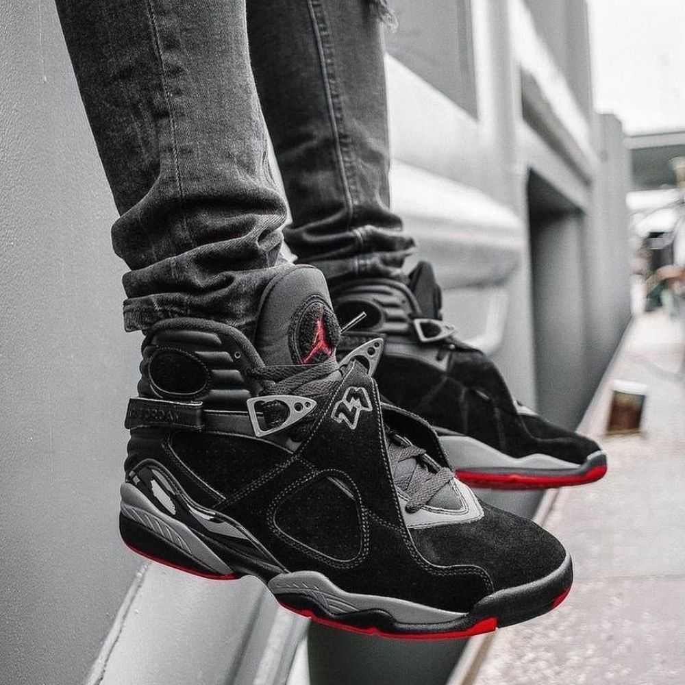 Black Cement - Air Jordan 8 Retro - product image from the listing.