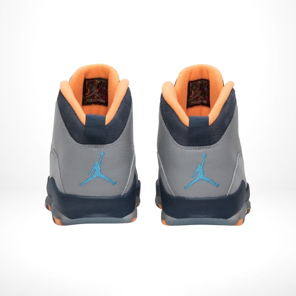 Air Jordan 10 Retro Bobcats in Grey Blue - product image from the listing.