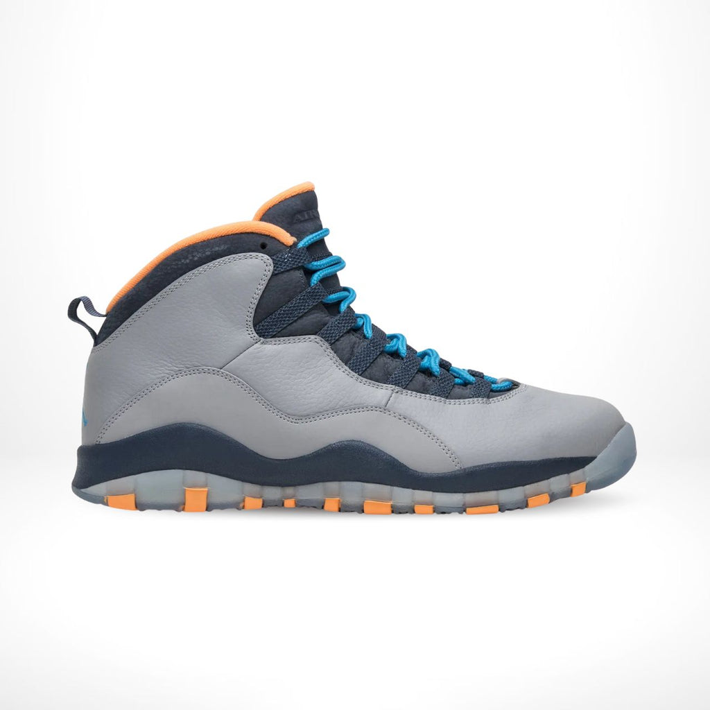 Air Jordan 10 Retro Bobcats in Grey Blue - product image from the listing.