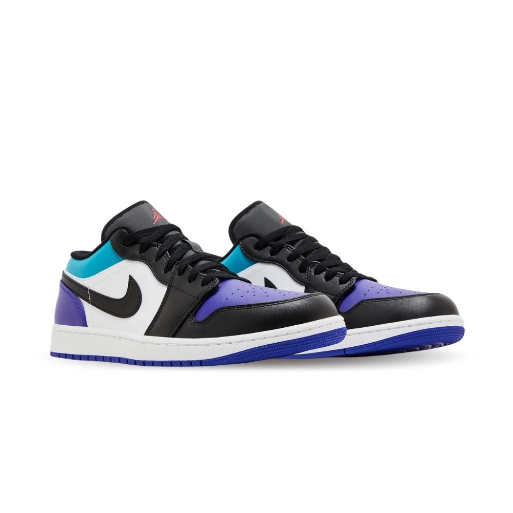 Air Jordan 1 Low in Aqua Purple Black - product image from the listing.